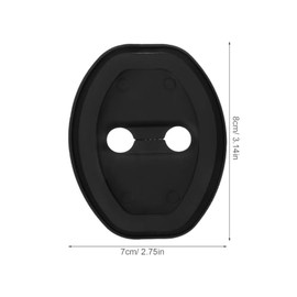 BESTYASH Funda Protectora De Silicona para Pestillos De Puerta De Coche 8 Piezas Almohadillas Anticolisión Universal para Protección contra Golpes Y Arañazos Fácil Instalación
