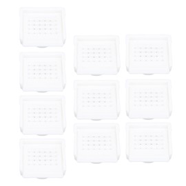 Ausla 10pcs Bienenstufe Eingangstore, Kunststoff -Bienen -Nukbox Lüftungsfenster für Imker Im Bienenzubehörversorgungen (White)