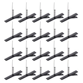 Abaodam 100pcs Duck Bill Clips with Spring Metal Hair Clips DIY for Crafts Easter Halloween Christmas Hair Accessories