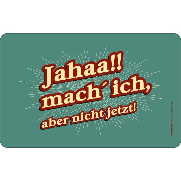 Planche: mach ich aber nicht maintenant