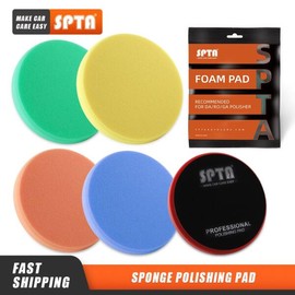 SPTA 1PC 150MM 자동차 125MM RO DA GA 폴리 샌딩 스폰지 원형 제거 180MM 패드 80MM [1 Gr n He y Cut] SPTA 1PC 150MM Car 125MM RO DA GA Poly Sanding Sponge Circular Removal 180MM Pad 80MM [1 Gr n He y Cut]