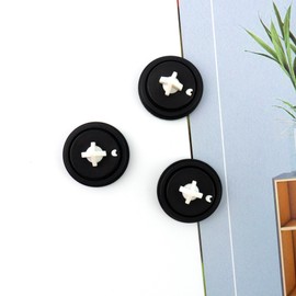 BlingKingdom 3 PCS Replacement Rubber Ball Valve Washers, 27mm Diameter Cistern Refill Valve Diaphragms Toilet Inlet Float Valve Diaphragm Washer Seals