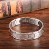Cupimatch Fashionable Unisex Stainless Steel Link Chain Bracelet in Silver,