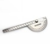 Stainless Steel Protractor 180 Degrees Angle Ruler Finder 140mm Metric