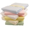 Baby Flat Sheets x 2 Flannelette Moses Basket pram Crib White