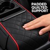 Car Center Console Armrest Storage Box with Heightening Cushion and