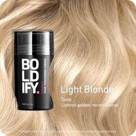 Hair Thickening Fibers:_Light Blonde_12 g