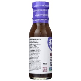 Fody Food Co Balsamic Vinaigrette Dressing, No Onion, No Garlic, 8 Fluid Ounces (Pack Of 6)