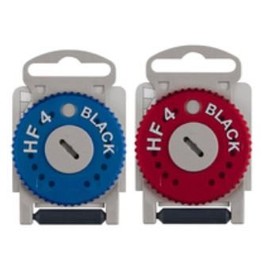 HF-4 Black Cerumen Filter for Hearing Aids (Blue - Left Side)