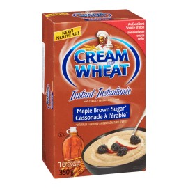 Cream of Wheat Instant Maple Brown Sugar Hot Cereal - 350g/12.25 oz Box