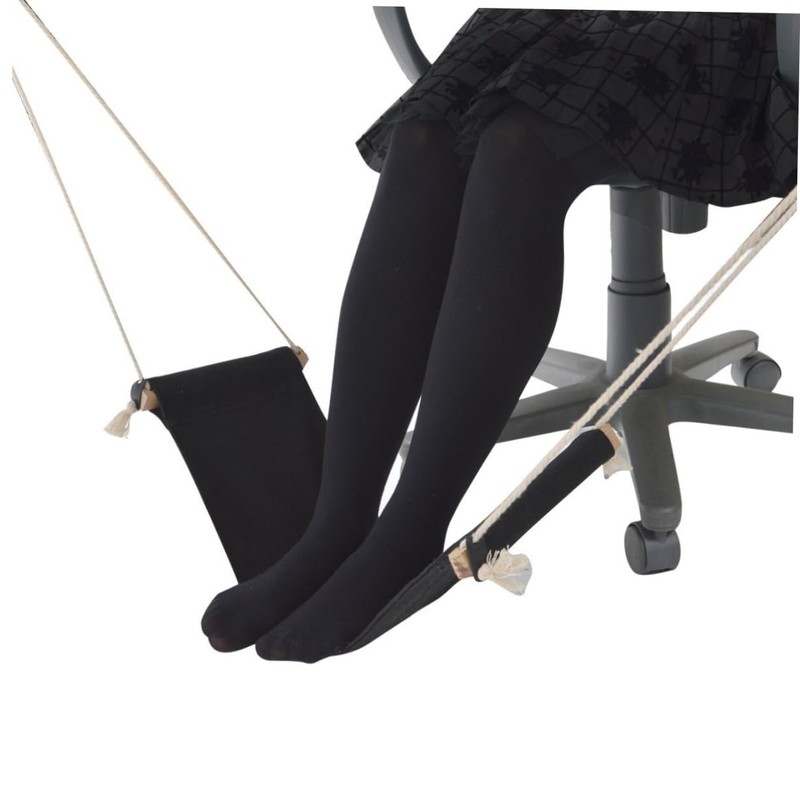 Operitacx Portable Adjustable Foot Hammock for Under Desk Use Lightweight