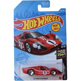 Hot Wheels '67 Ford GT40 Mk.IV, Retro Racers 4/10 [red] 106/250
