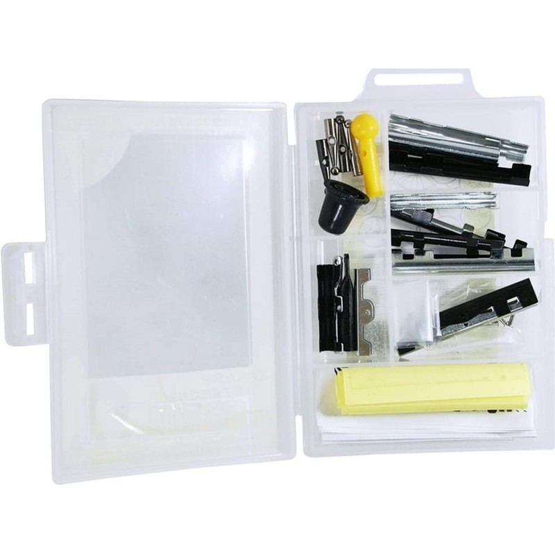 Wake Industry Umbrella Repair Set, Silver, Black, 0.6 x 3.5