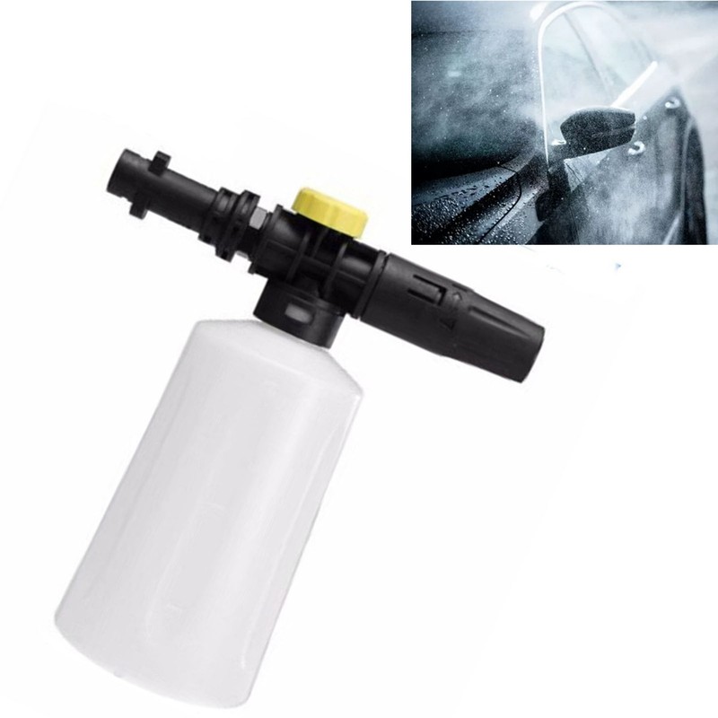 Foam Sprayer Bottle 750ml Capacity Plastic High Pressure Adjustable Clear