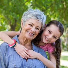 to My Granddaughter Bracelet for Women to My Daughter Bracelets for Girls Heart Bracelet for Granddaughter Form Grandma/Grandpa with a Love You Forever Card (preppy)