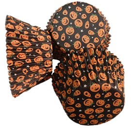 Scrumptious Pumpkin Print Cupcake x 36 Cases, Paper, Multi