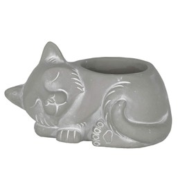 Classic Home and Garden 260010P-396 Cat Planter, Small, Natural