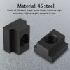 45 Steel T Slot Nuts, M16 Threads T Slot Nuts,