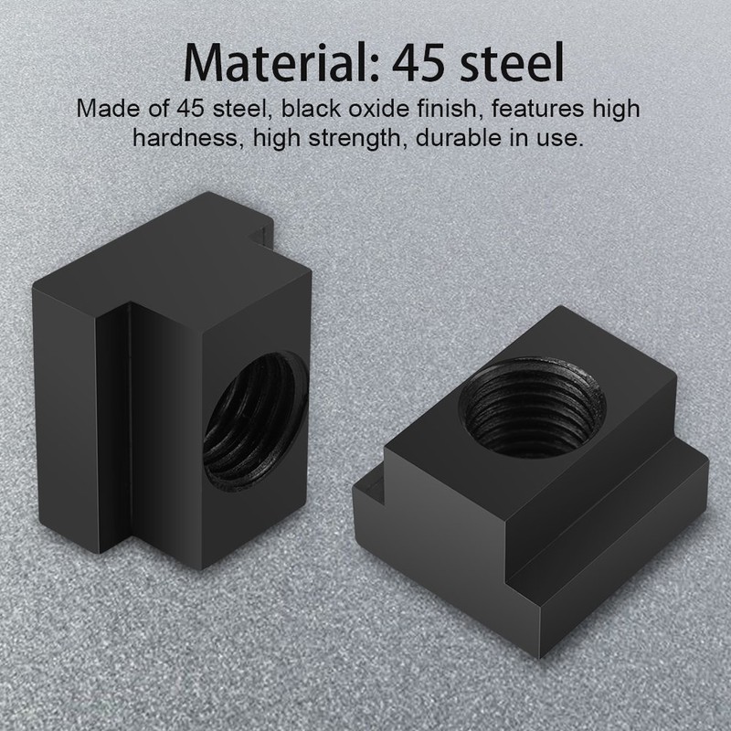 45 Steel T Slot Nuts, M16 Threads T Slot Nuts,