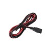 Create idea 1pc 3 Pin 2 Wire Fused Power Cord