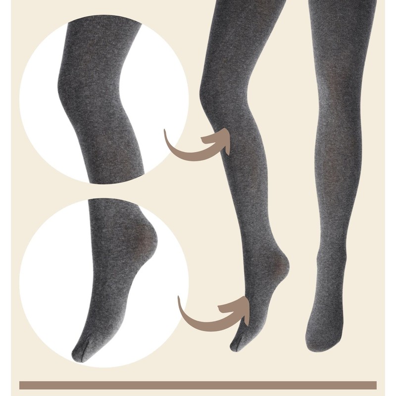 OVISSA Italian Thick Tights for Women Microfibre Cotton 200 Denier