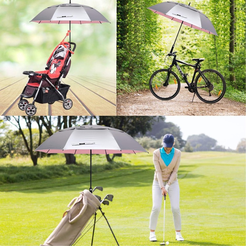 G4Free 62 Inch UV Protection Golf Umbrella Extra Large Windproof