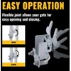 Dailydanny Kennel Gate Latch 1-3/8", Chain Link Fence Gate Butterfly