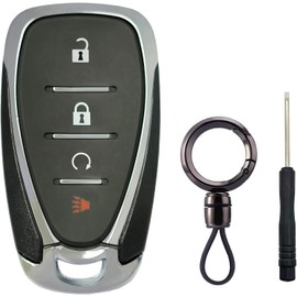 Funda de llave inteligente de reemplazo para 2017-2018 Chevy Bolt 2018-2020 Equinox 2017-2020 Trax 2018-2020 Sónico 2016-2019 Volt Cruze Cubierta de llave de entrada sin llave
