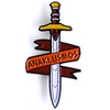 Riptide Sword Pin Badge Anaklusmos for Percy Jackson Fans, Large