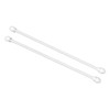 Miniature Curtain Rods 1/12 Scaled Simulation Alloy Dollhouse Double Layer
