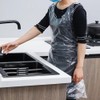 20 pcs Disposable And Plastic Waterproof Apron Barbecue Oil Transparent