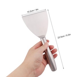 5 Pack 4 Inch Putty Knife Scraper, Putty Knife Set, Stainless Steel Putty Knife, Wallpaper Scraper Paint Scraper Tool for Spreading Drywall Spackle, Plasterboard Mud, Scraping Paint, by GENHAKON