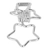100Pcs Star Binder Clips Hollow Out Cartoon Style Strong Clamping
