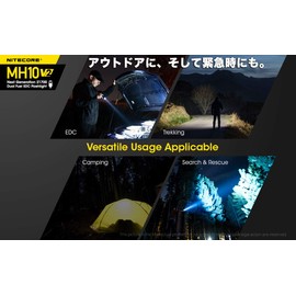 Nitecore MH10 V2 Torch - Black, N/A