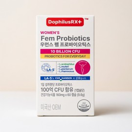Dophirus RX Women's Fem Probiotics 10 billion 160mg 60 capsules 1 unit / 도피러스알엑스 우먼스 펨 프로바이오틱스 100억 160mg 60캡슐 1개