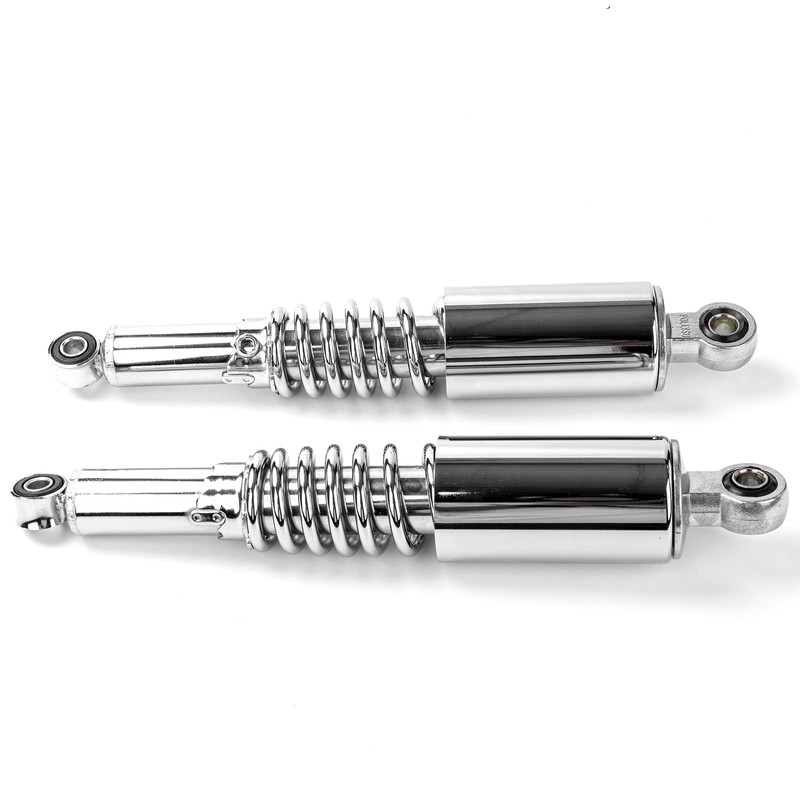 SUNQIAO CT70 Rear Shock, Suspension 330MM Chrome Motorcycle Absorber for
