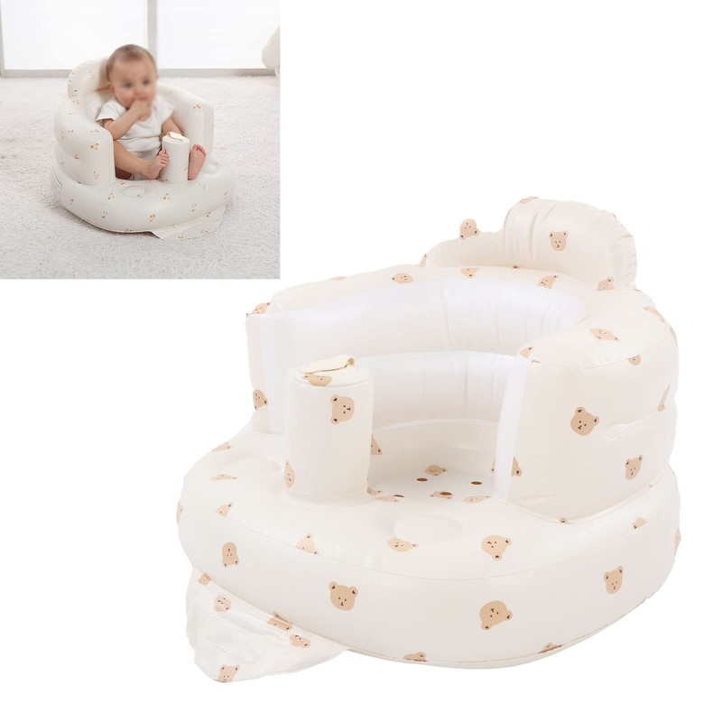 Inflatable Infant Chair, Baby Support Seat, Soft Touch Bed Support,