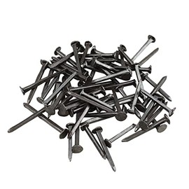 Metal Nails Tacks heyous 500pcs 10mm Carbon Steel Non-Slip Nails Tacks for Shoes Boots Leather Heels Soles Repairs, Black