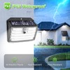 [12 Packs] Solar Motion Lights Outdoor, Ultra Bright Solar Fence