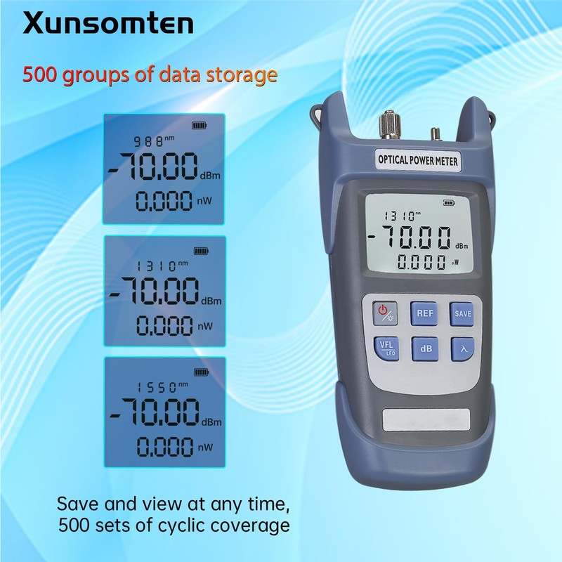 Xunsomten - Fiber Optic Tester 3 in 1 Function Optical