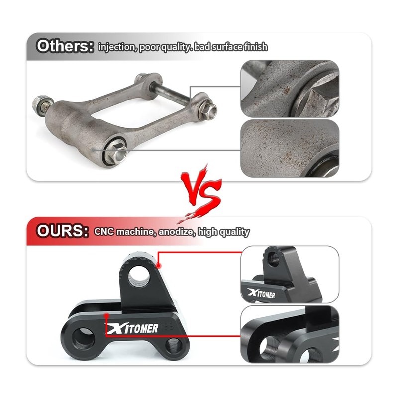 Xitomer 1inch Rear Shocks Lowering Kit Compatible with Navi 2022