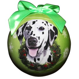 "Dalmatian Christmas Ornament" Shatter Proof Ball