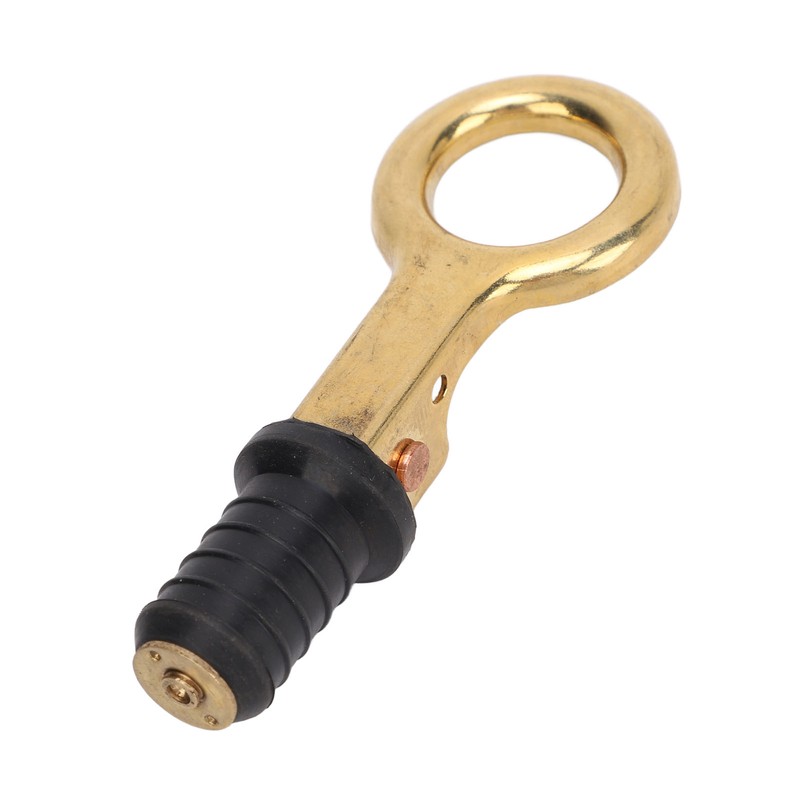 Snap Handle Drain Plug Rubber Brass Twist Design Long Lasting