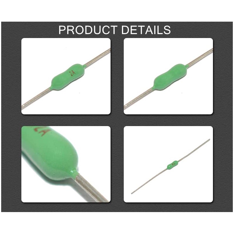 Fielect Pico Fuse 250V 0.5A Fast Blow Fuse Resistance Type