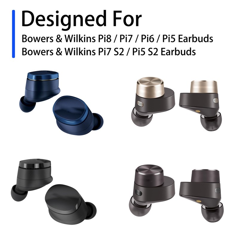 NANLANFAN Replacement Foam Ear Tips for Bowers & Wilkins Pi8