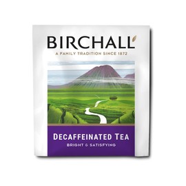 Birchall Decaffeinated Breakfast Tea Bags, Caffeine Free Tea Bursting with Full Flavour, Perfect Vegan Gifts, Plant Based Tea Bags, 100 Tagged Tea Bags