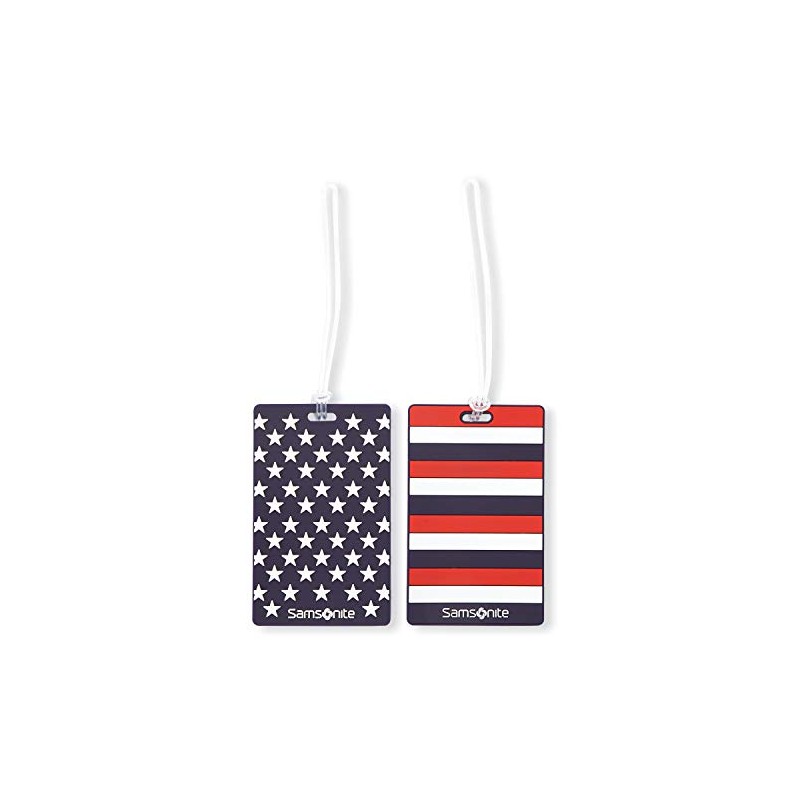 Samsonite Designer Luggage ID Tag, Stars & Stripes, One Size