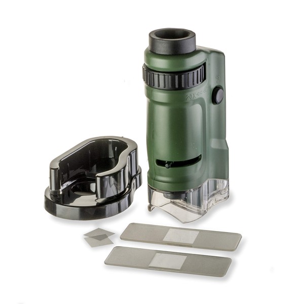 Carson Microbright MM-24 (20-40x Pocket Microscope with LED Light)