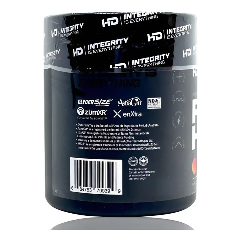 Preentreno Pre Hd Black Fresa Mango 30 Serv Hd Muscle