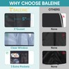 BALEINE 42'' Garment Bag with 3 Storage Pockets, Double Zip